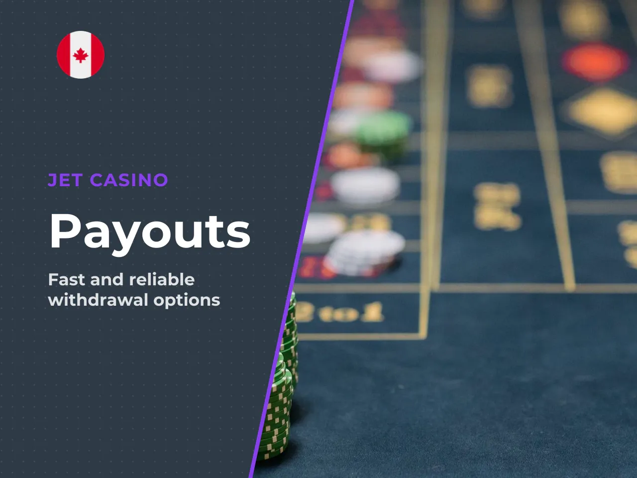 Withdrawal Methods and Payout Speed. Jet