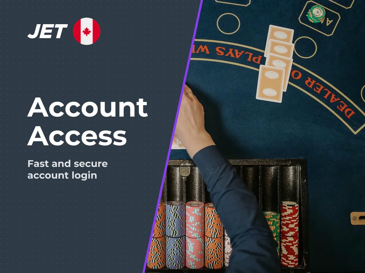 1. Open the current Jet Casino