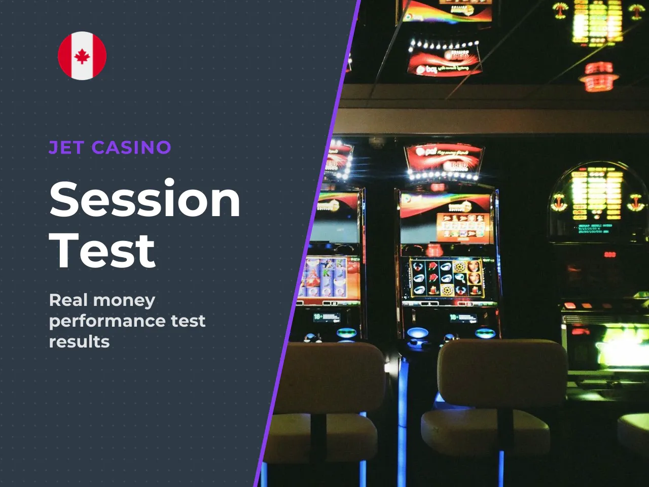 Control test a 100-spin real-money session