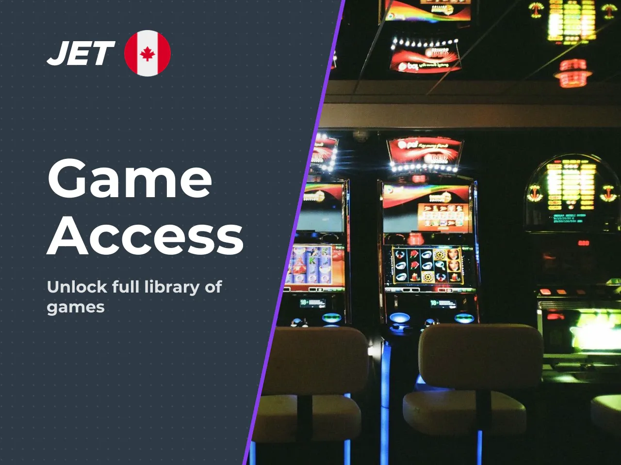 Games, slots and live tables after