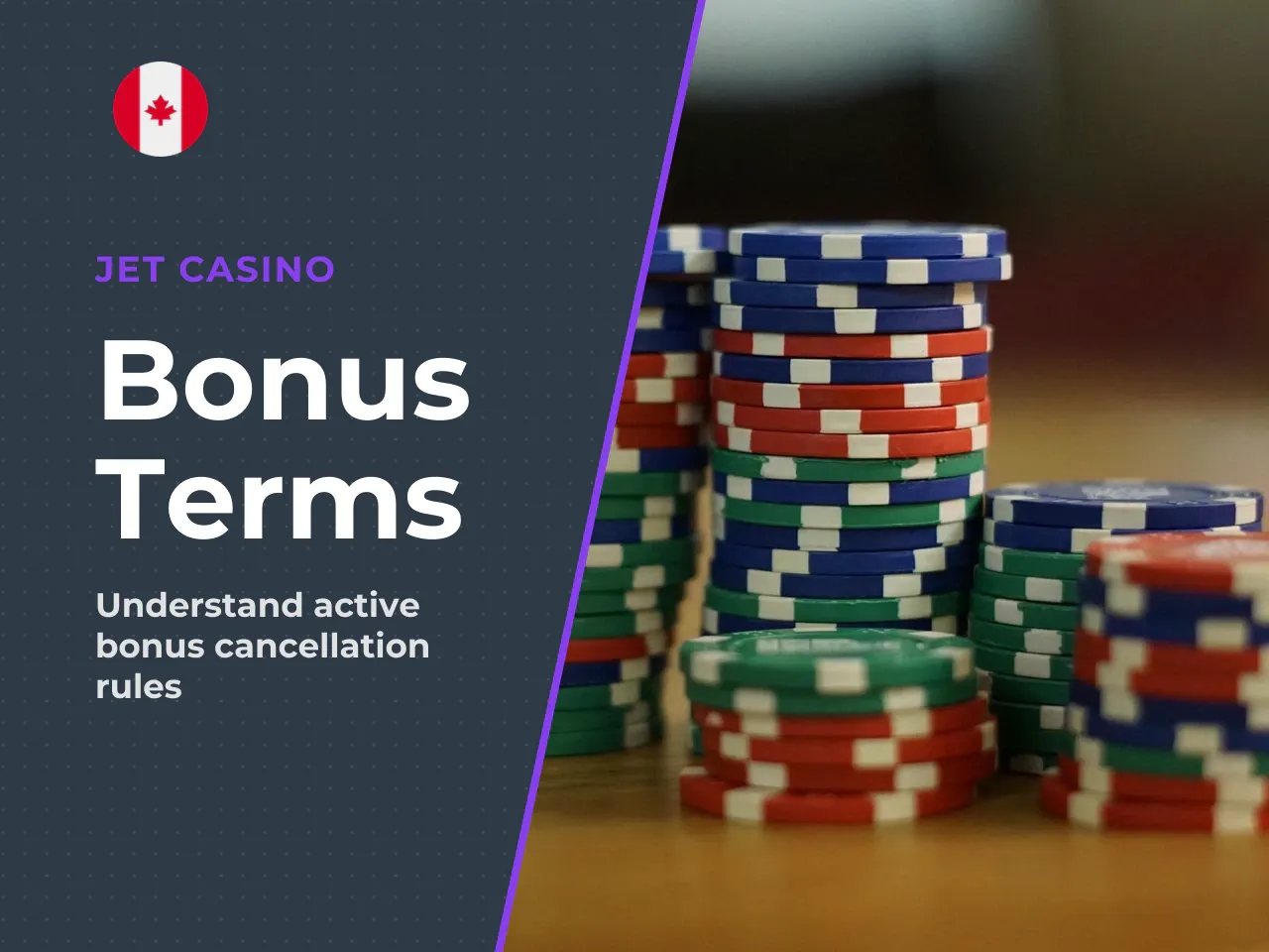 9.2 Cancelling an active bonus. Cancellation