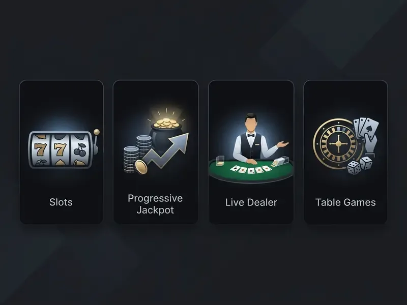 jet casino slots and casino game categories