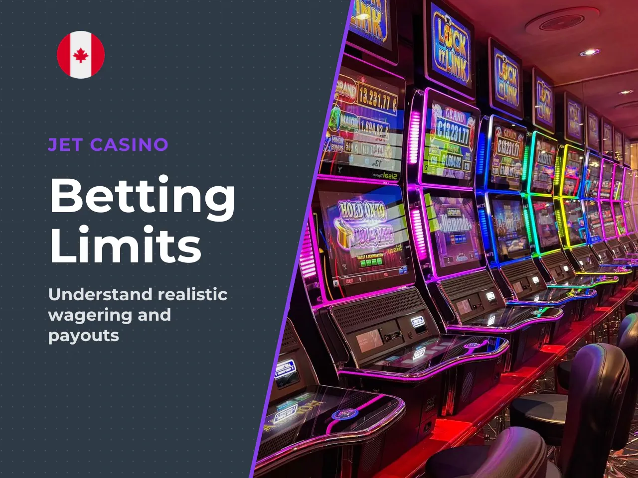 Bet Amount and Max Payout Setting